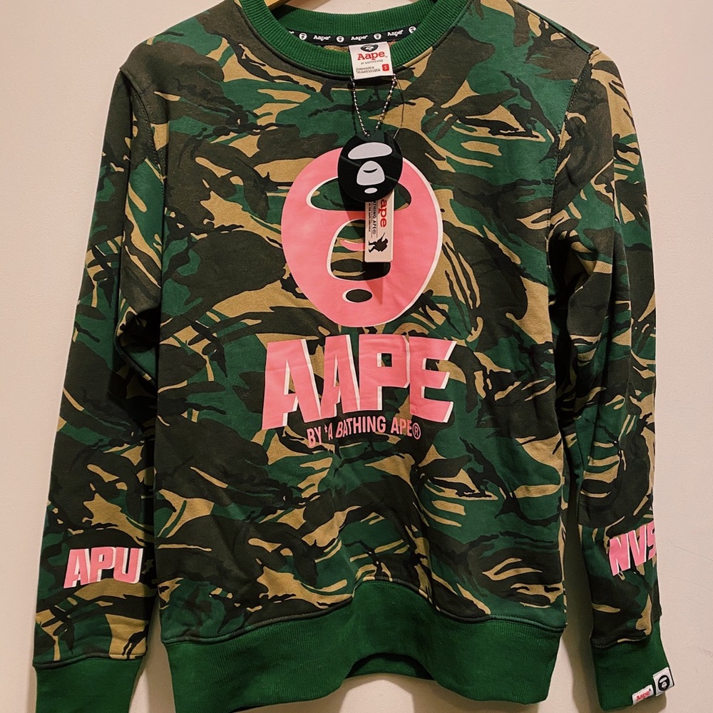 AAPE CAMO CREWNECK